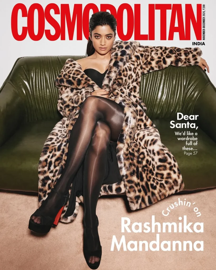 Rashmika Mandanna Dazzles on Cosmopolitan Cover: Opens Up About Love and Fashion